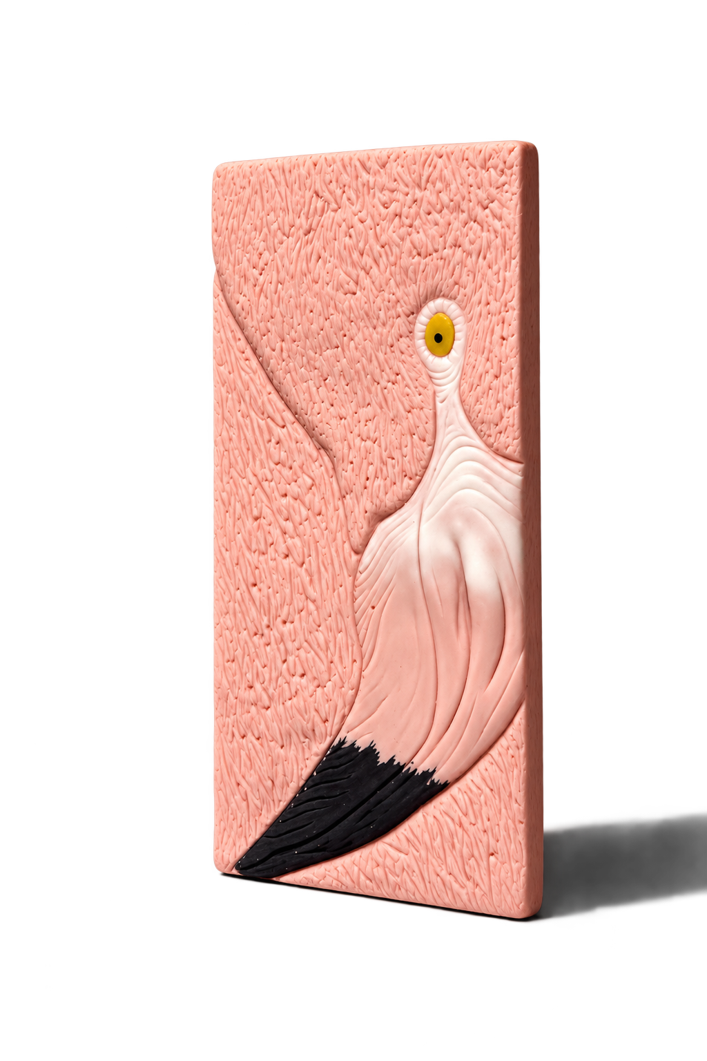 Flamand rose - Tablette chocolat blanc à la fraise